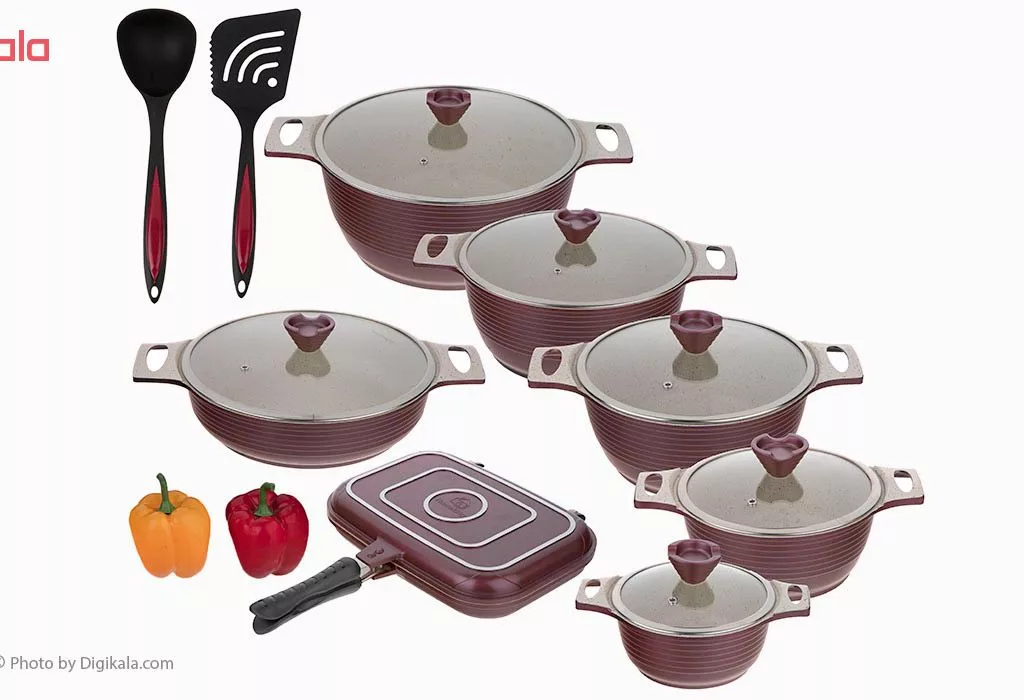 سرویس قابلمه 16 پارچه هوم کینگ مدل Granite Plus