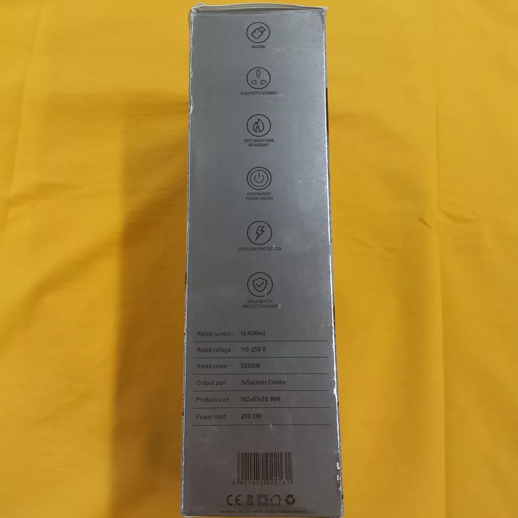 چند راهی برق مدل HG DUE-136u