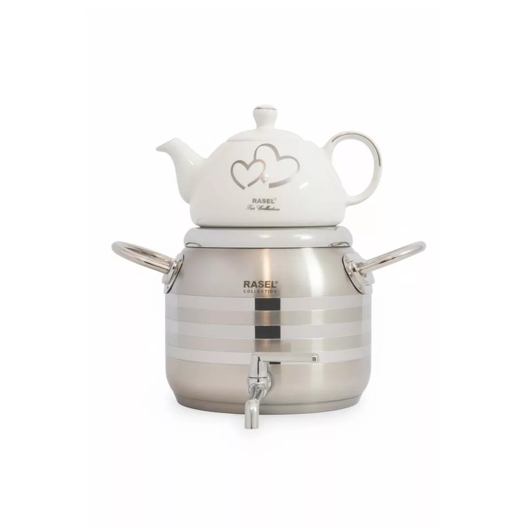 ست کتری و قوری راسل مدل IR-109s گنجایش کتری ۴ لیتر گنجایش قوری ۱ لیتر