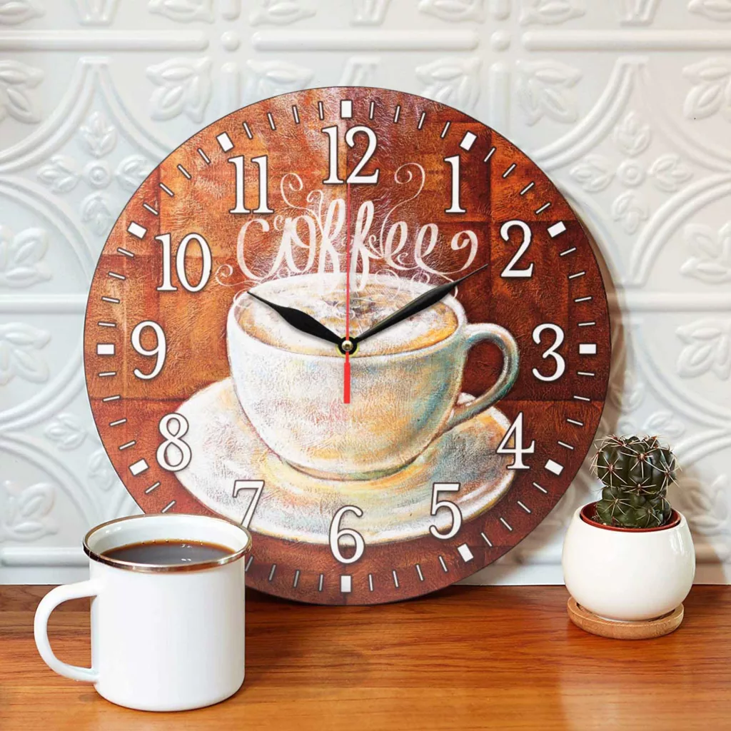 ساعت دیواری مدل 1105 طرح فنجان قهوه
