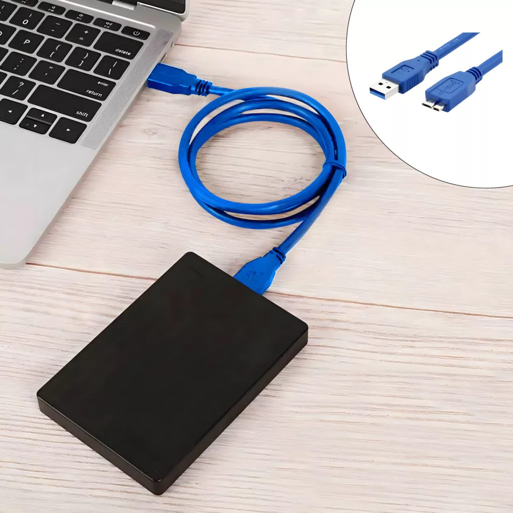 کابل هارد USB 3.0 کی نت مدل K-CUHD3006 طول 0.6 متر