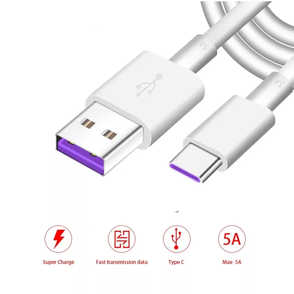 کابل تبدیل USB به USB-C مدل Fast 5A طول 1 متر