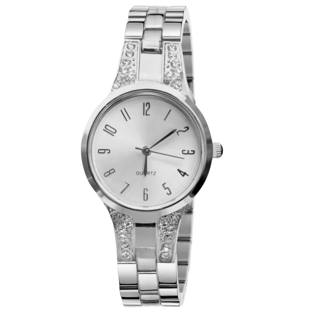 ساعت مچی عقربه‌ای کوارتز زنانه مدل کلاسیک لوکس بند دستبندی کد ۶