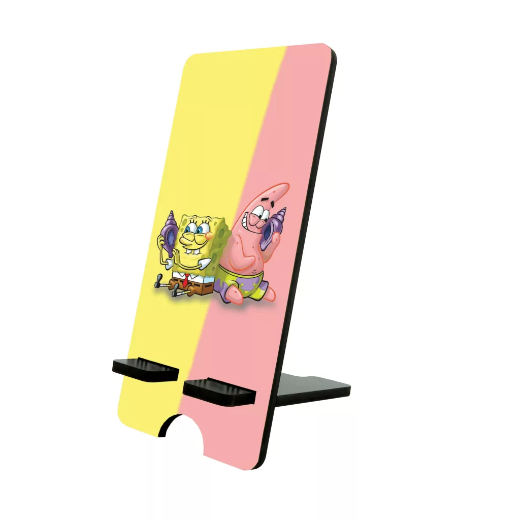 پایه نگهدارنده گوشی موبایل و تبلت طرح پاتریک و باب اسفنجی کد 265911