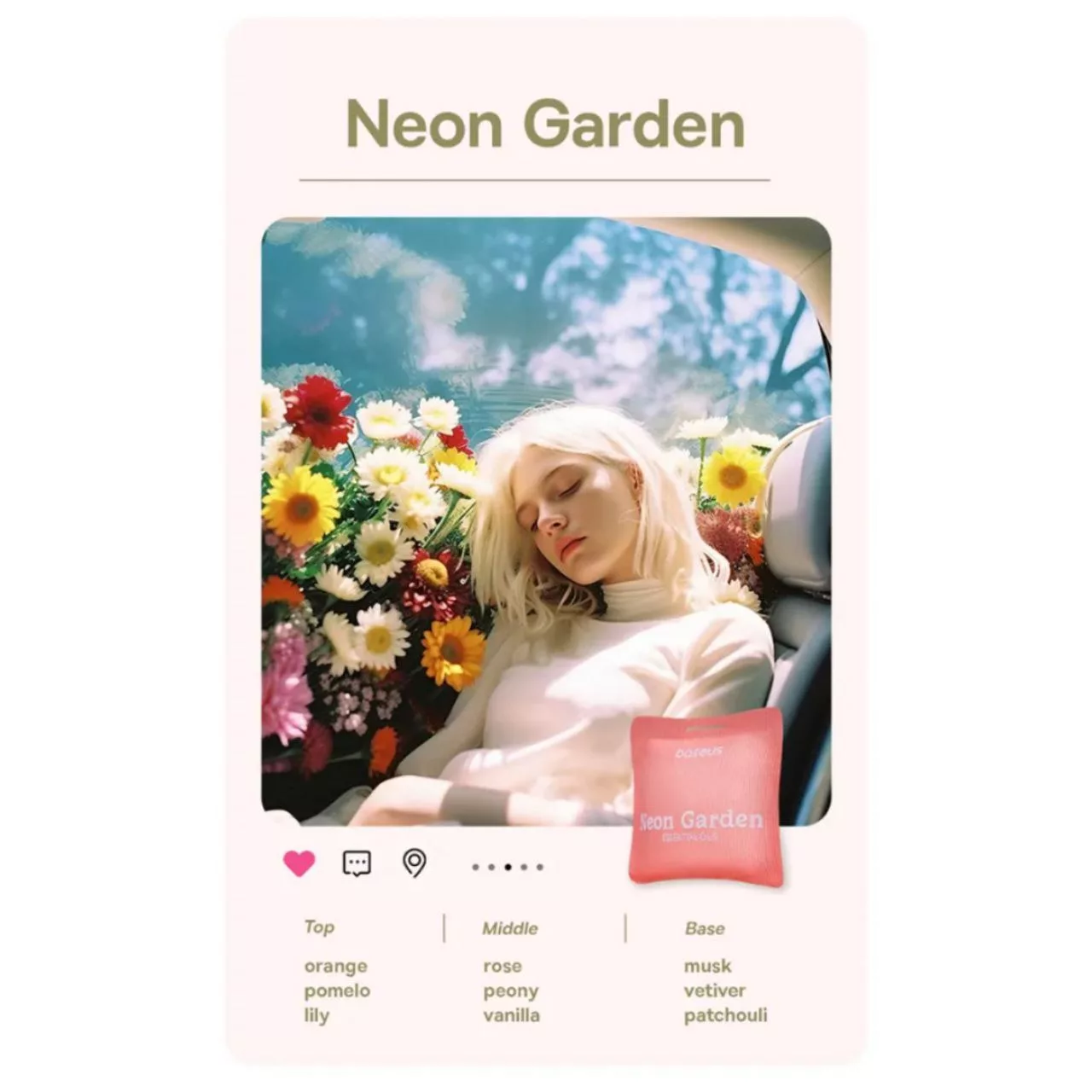 خوشبو کننده خودرو بیسوس مدل Margaret Series BS-CX013