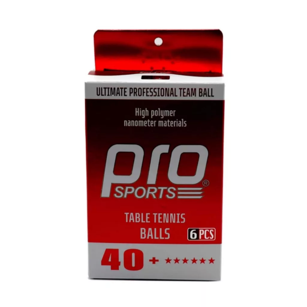 توپ پینگ پنگ پرو اسپورتز مدل PRO-2025 بسته 6 عددی