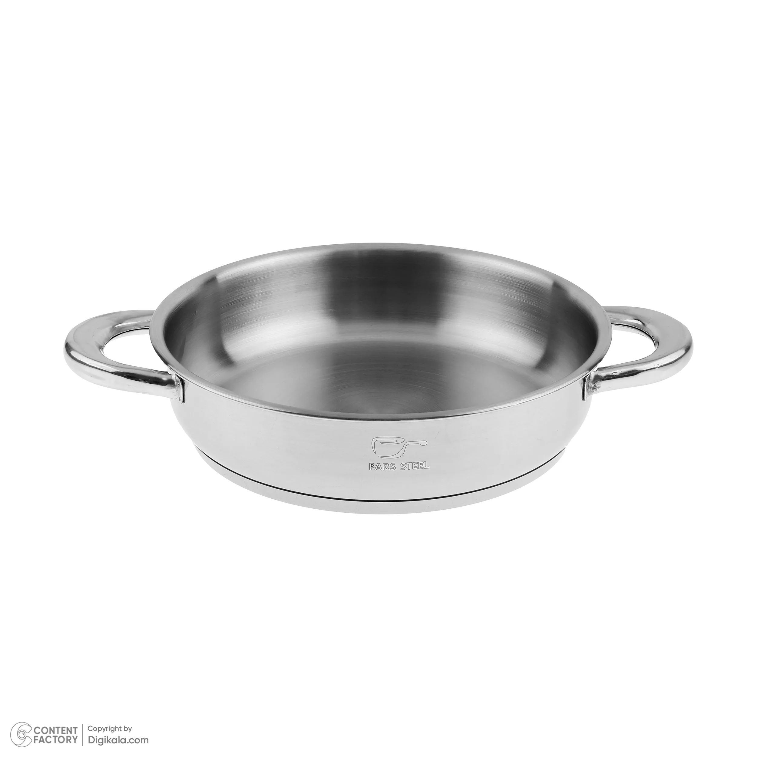 سرویس تابه و قابلمه 3 پارچه پارس استیل مدل فلزی کد 2424