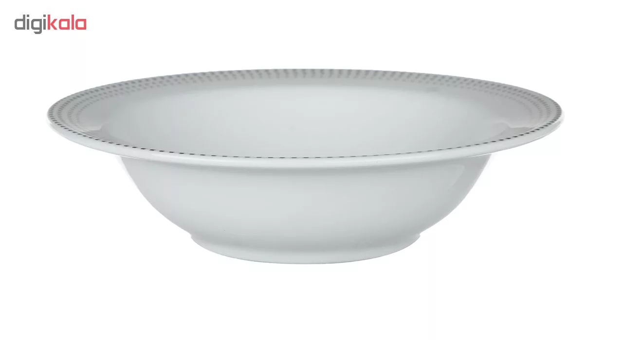 سرویس غذاخوری 102 پارچه چینی زرین ایران سری ایتالیا اف مدل مون بلان درجه یک