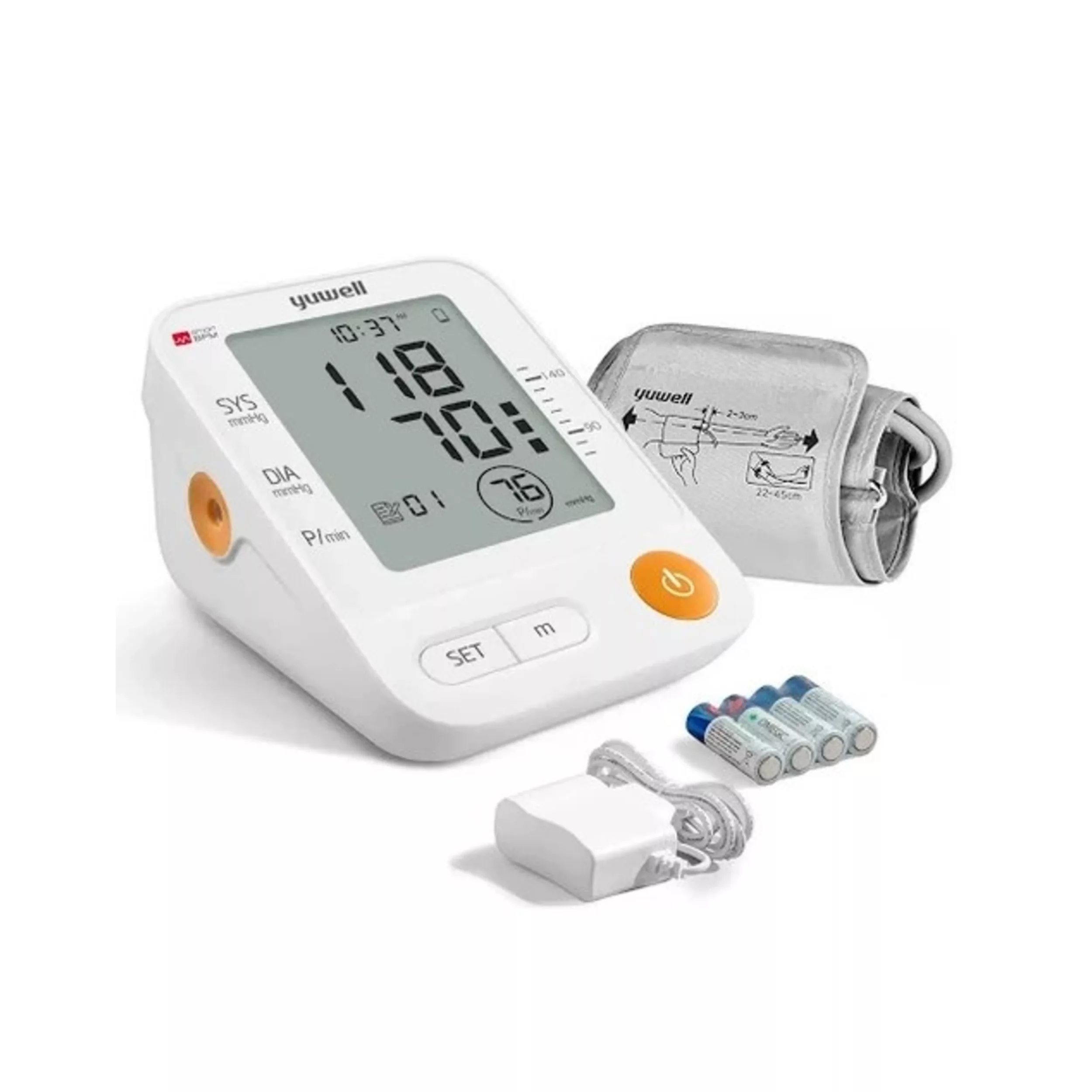 فشارسنج بازویی دیجیتال یوول مدل YE670D-AC