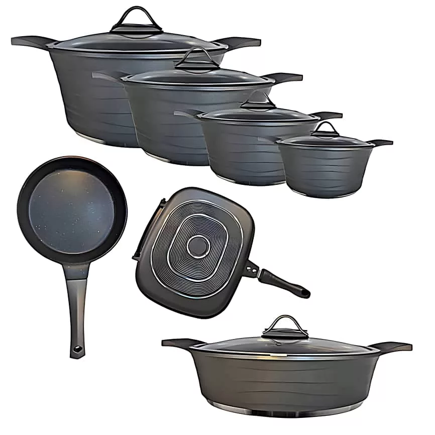 سرویس قابلمه و تابه گرانیتی 16 پارچه مدل ویانا