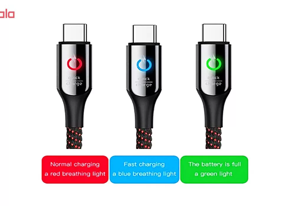 کابل تبدیل USB به USB-C باسئوس مدل C-Shaped طول 1 متر