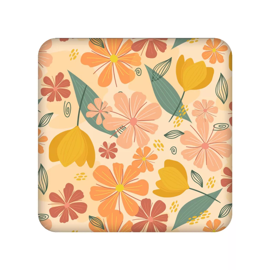 آینه جیبی مدل گل کد 1876