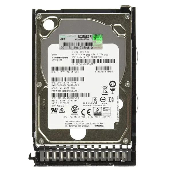 هارد دیسک اینترنال اچ پی مدل 1.2TB 12G 10K 872479-B21ظرفیت 1.2 ترابایت