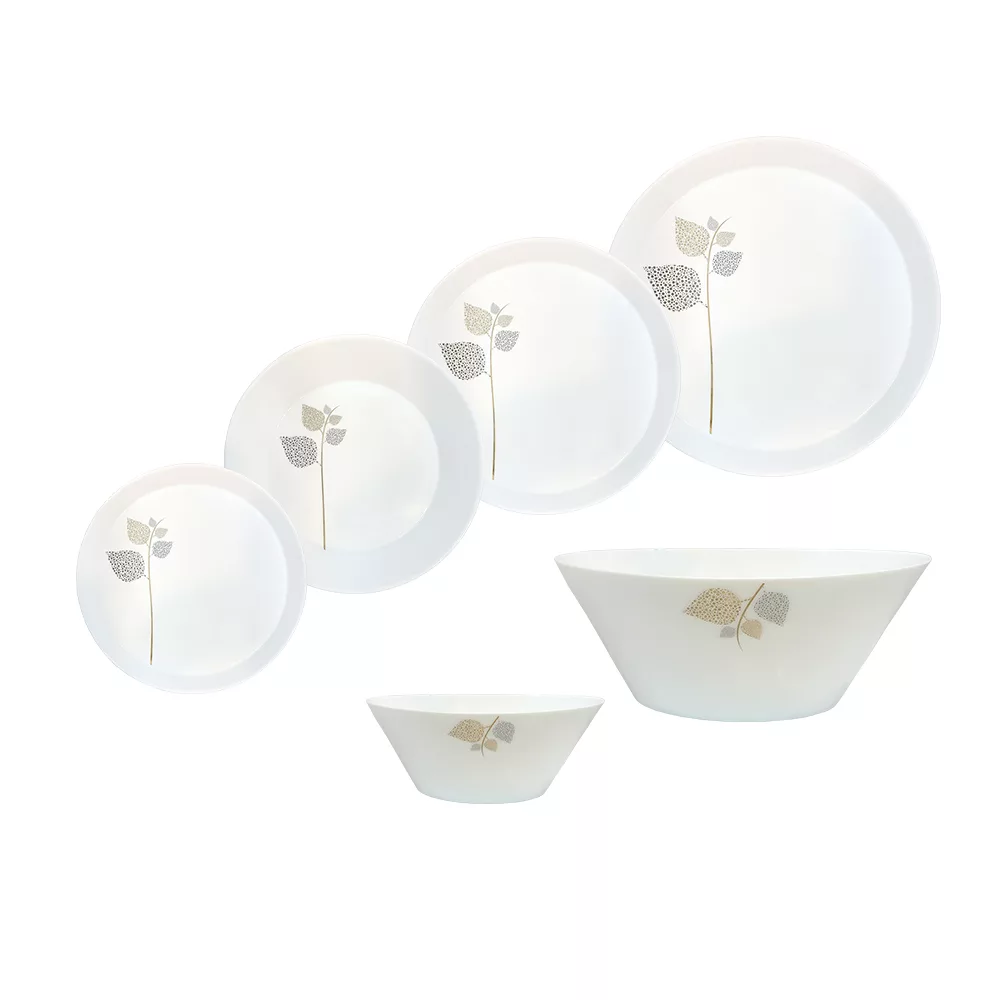 سرویس غذا خوری 26 پارچه گلدن اوپال مدل شاخه نبات