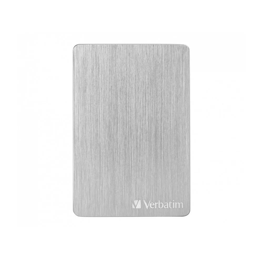 هارد اکسترنال ورباتیم مدل Store n Go ALU Slim ظرفیت یک ترابایت دارای رابط USB Type-A 3.2