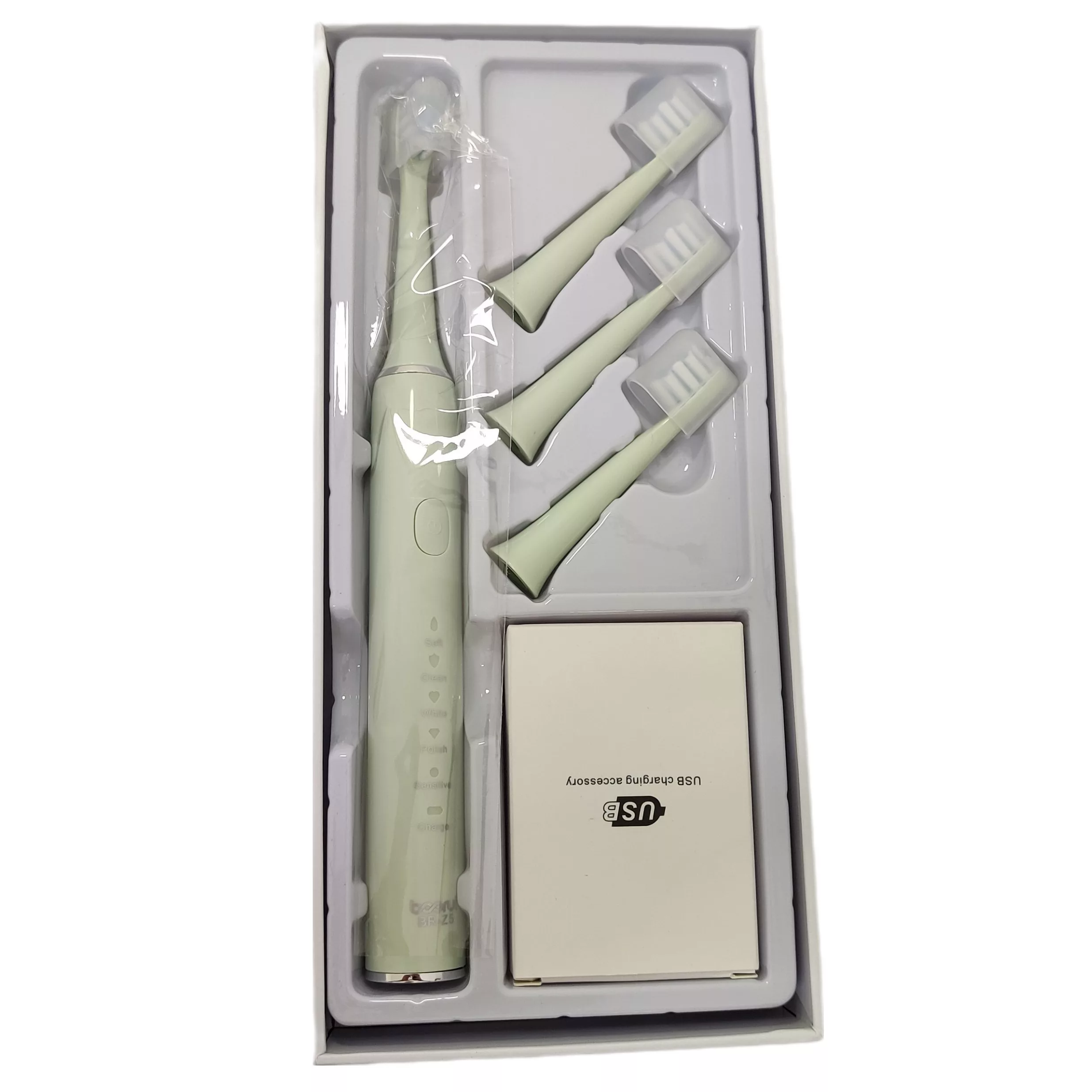 مسواک برقی مدل BR-Z5 به همراه سری یدک بسته 3 عددی