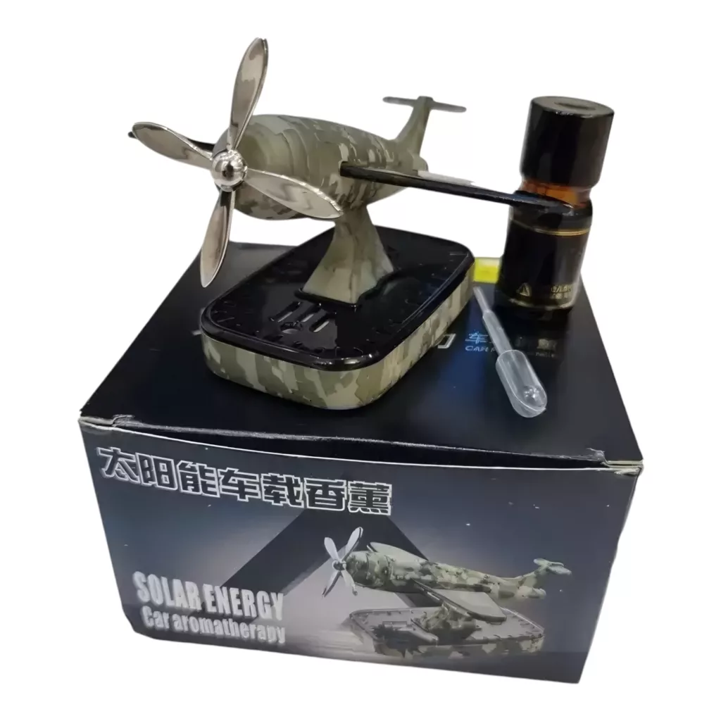 خوشبوکننده خورشیدی خودرو طرح هواپیما ملخی