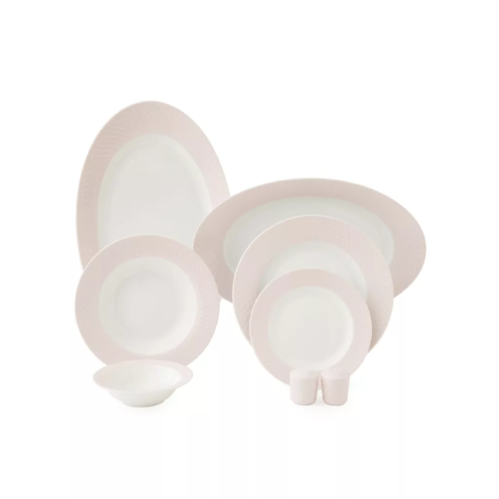 سرویس غذاخوری 28 پارچه چینی زرین ایران مدل رادیانس آداجیو درجه عالی