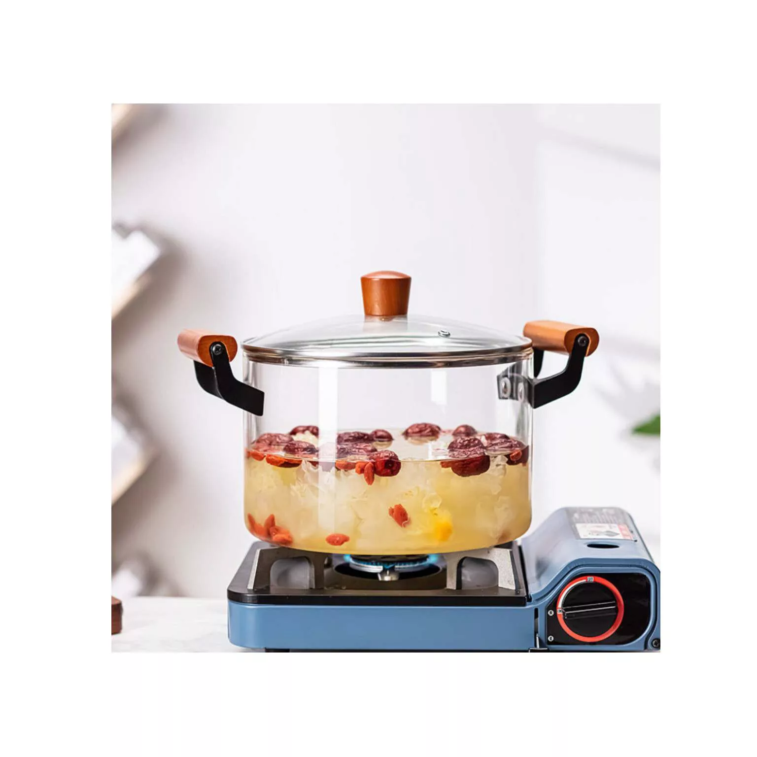 سرویس قابلمه 3 پارچه مدل شیشه ایی کد NC21,NC20,NC19