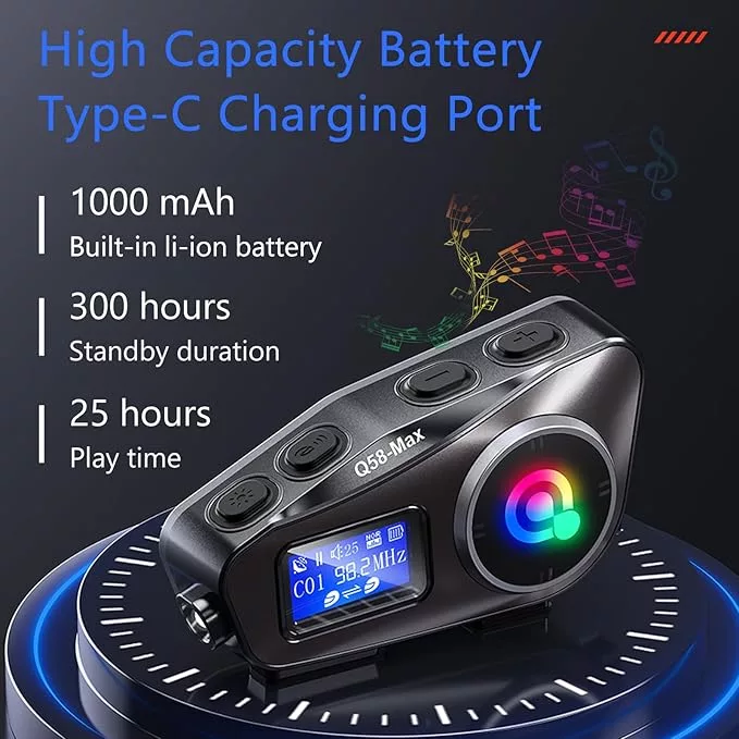 هدست کلاه کاسکت مدل Q58-MAX