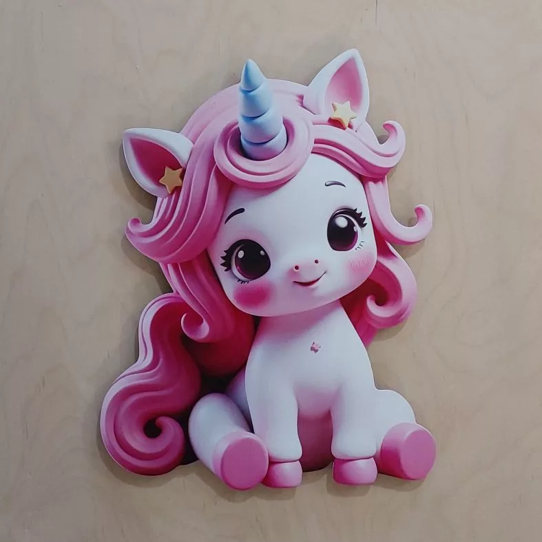 چراغ خواب اتاق کودک مدل یونیکورن LU081