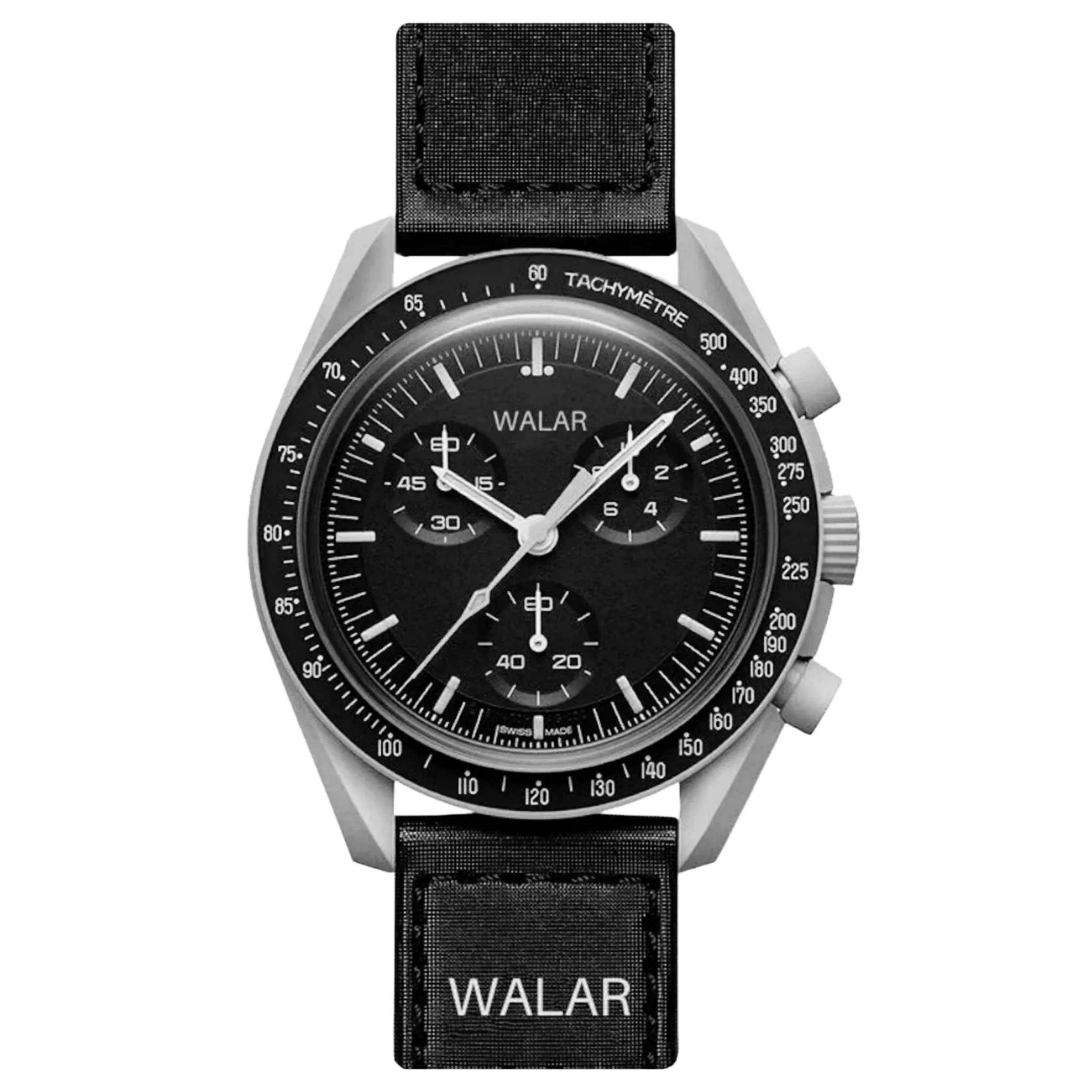 ساعت مچی عقربه‌ای کوارتز والار مدل کااسیک تک موتوره بند چسبی کد ۴