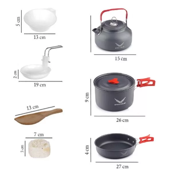 مجموعه ظروف کوهنوردی اسنو هاوک مدل دو نفره