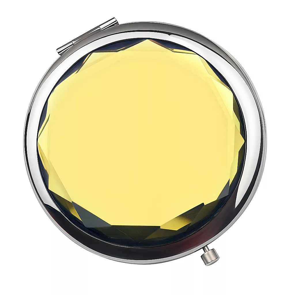 آینه آرایشی جیبی مدل کریستال کامپکت لیموتی