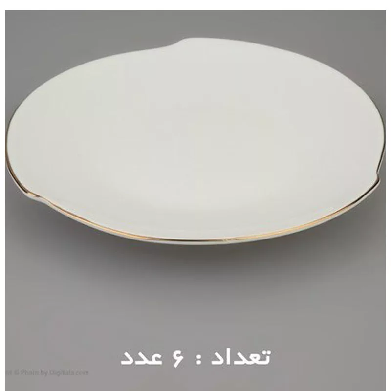 سرویس غذا خوری 30 پارچه شرکت صنایع چینی تقدیس مدل خط طلا لوییز