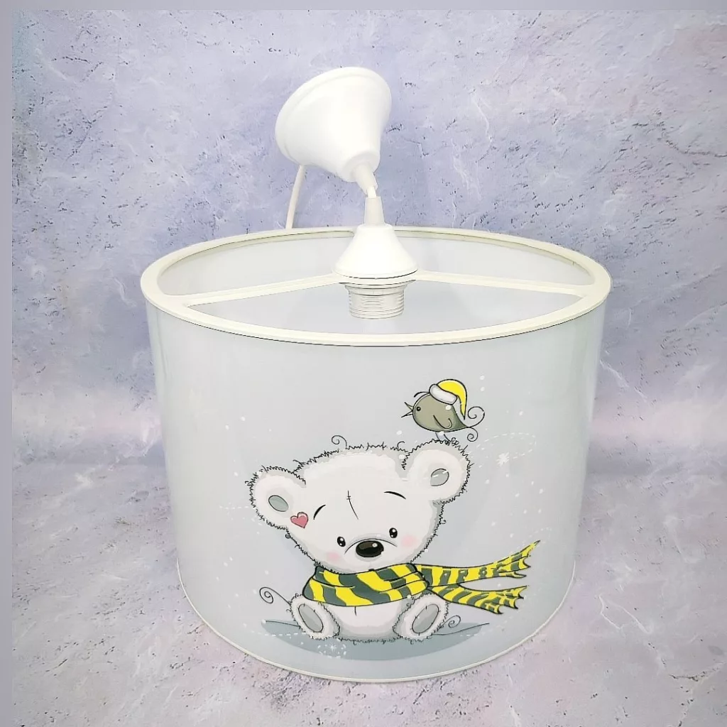 لوستر اتاق کودک مدل خرس و شالگردن