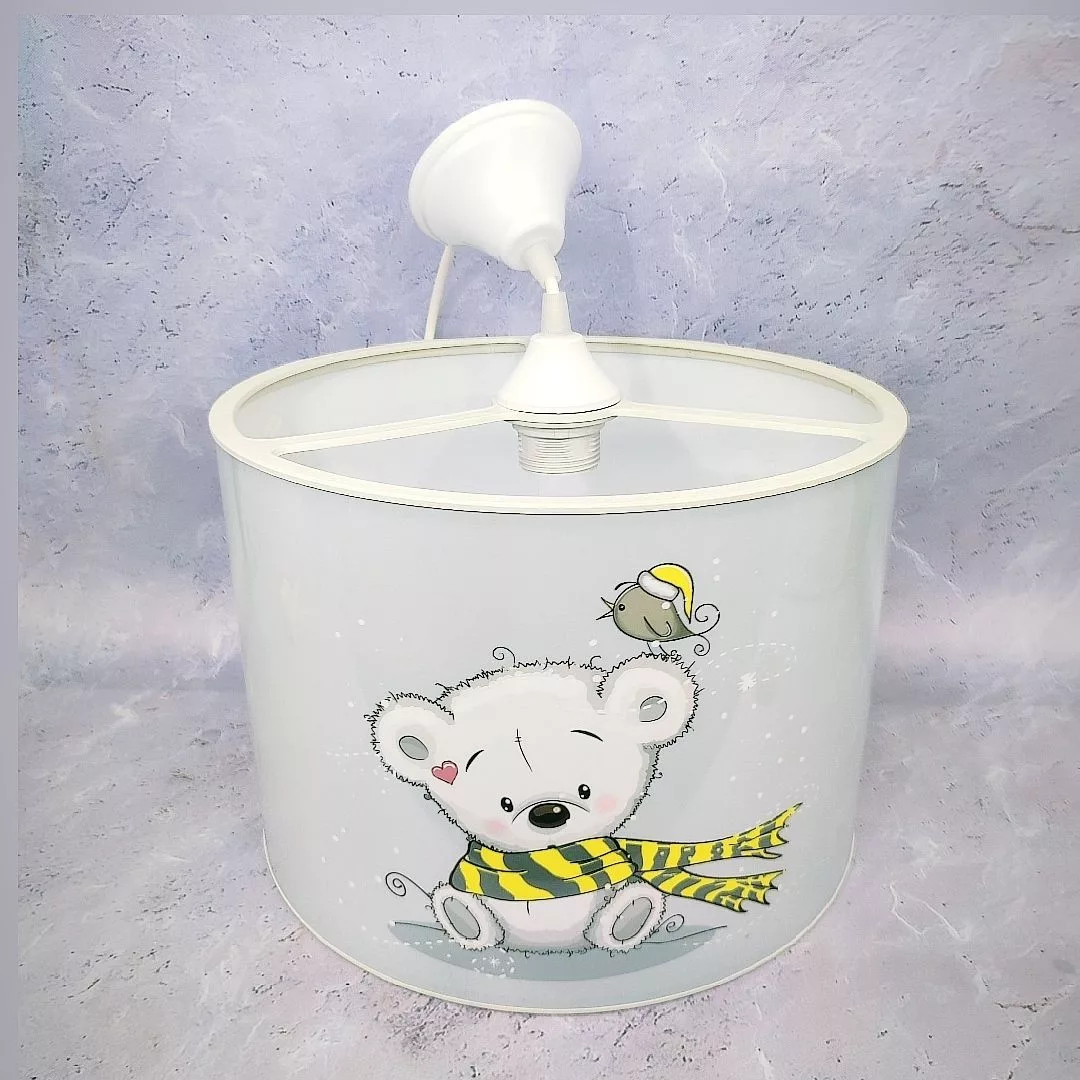 لوستر اتاق کودک مدل خرس و شالگردن