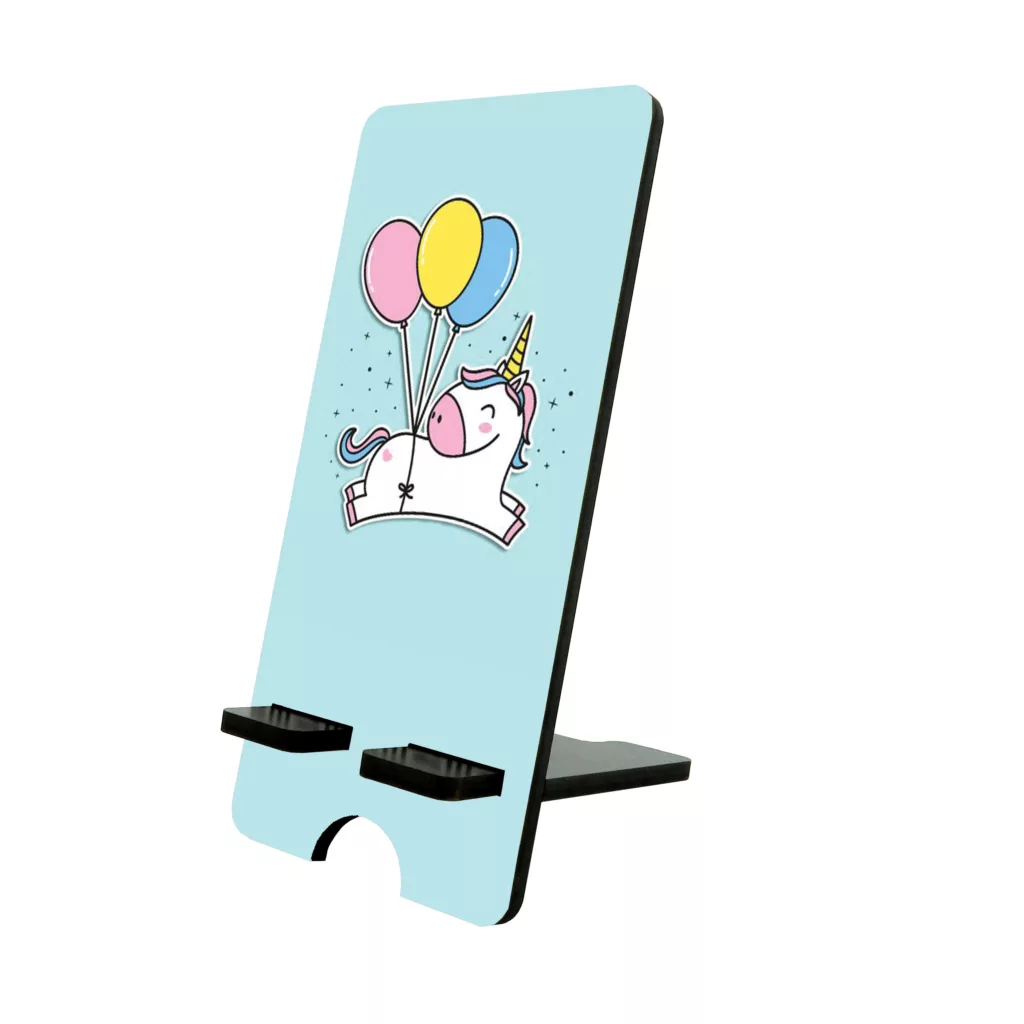 پایه نگهدارنده گوشی موبایل و تبلت طرح اسب تک شاخ و بادکنک کد i70793