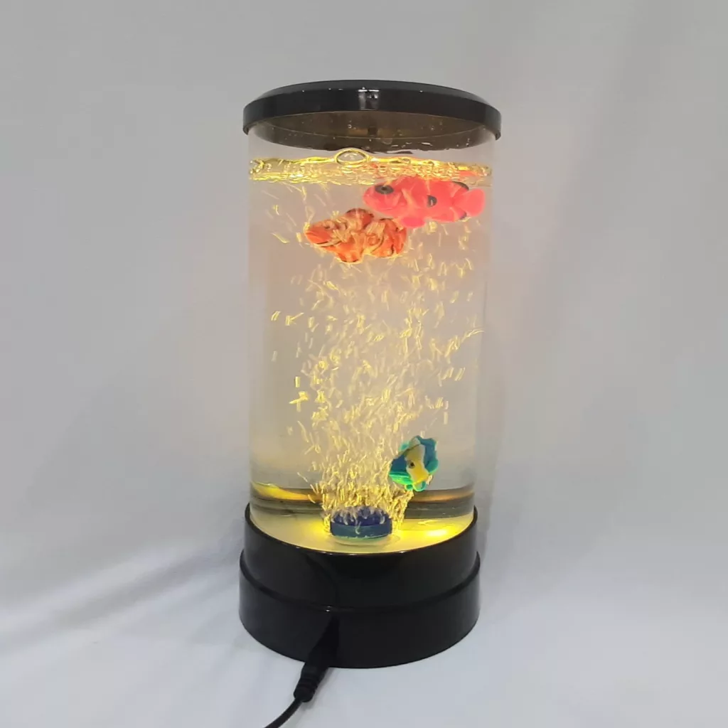 چراغ خواب کودک مدل آکواریومی سه ماهی کنترلی
