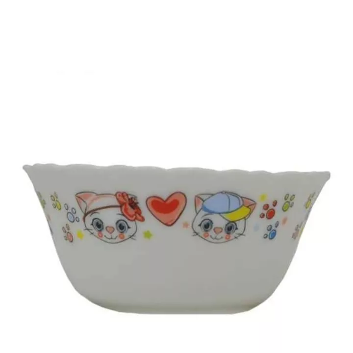 سرویس غذا خوری 5 پارچه پارس اوپال طرح رنگین کمانی کد B660