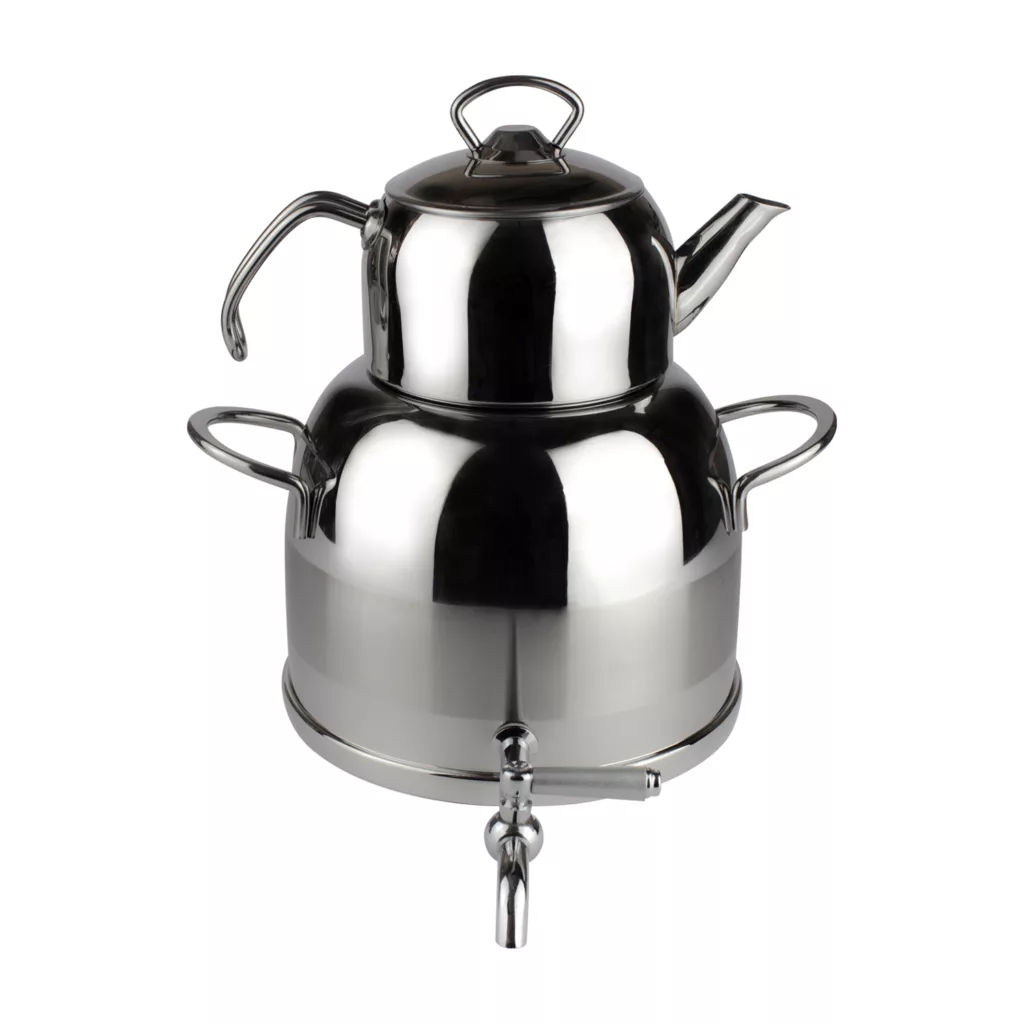 ست کتری و قوری مدل استیل کد un-7274