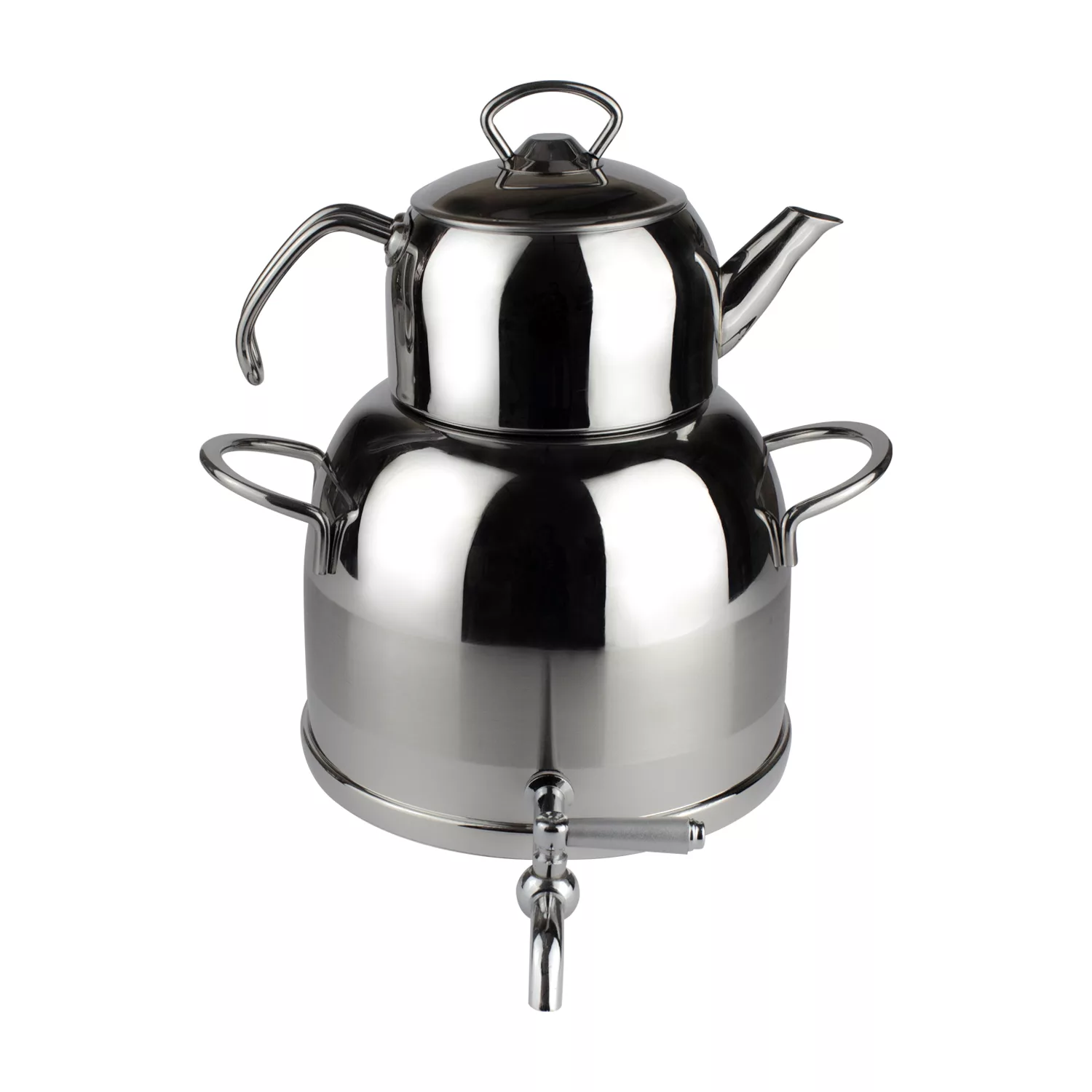 ست کتری و قوری مدل استیل کد un-7274