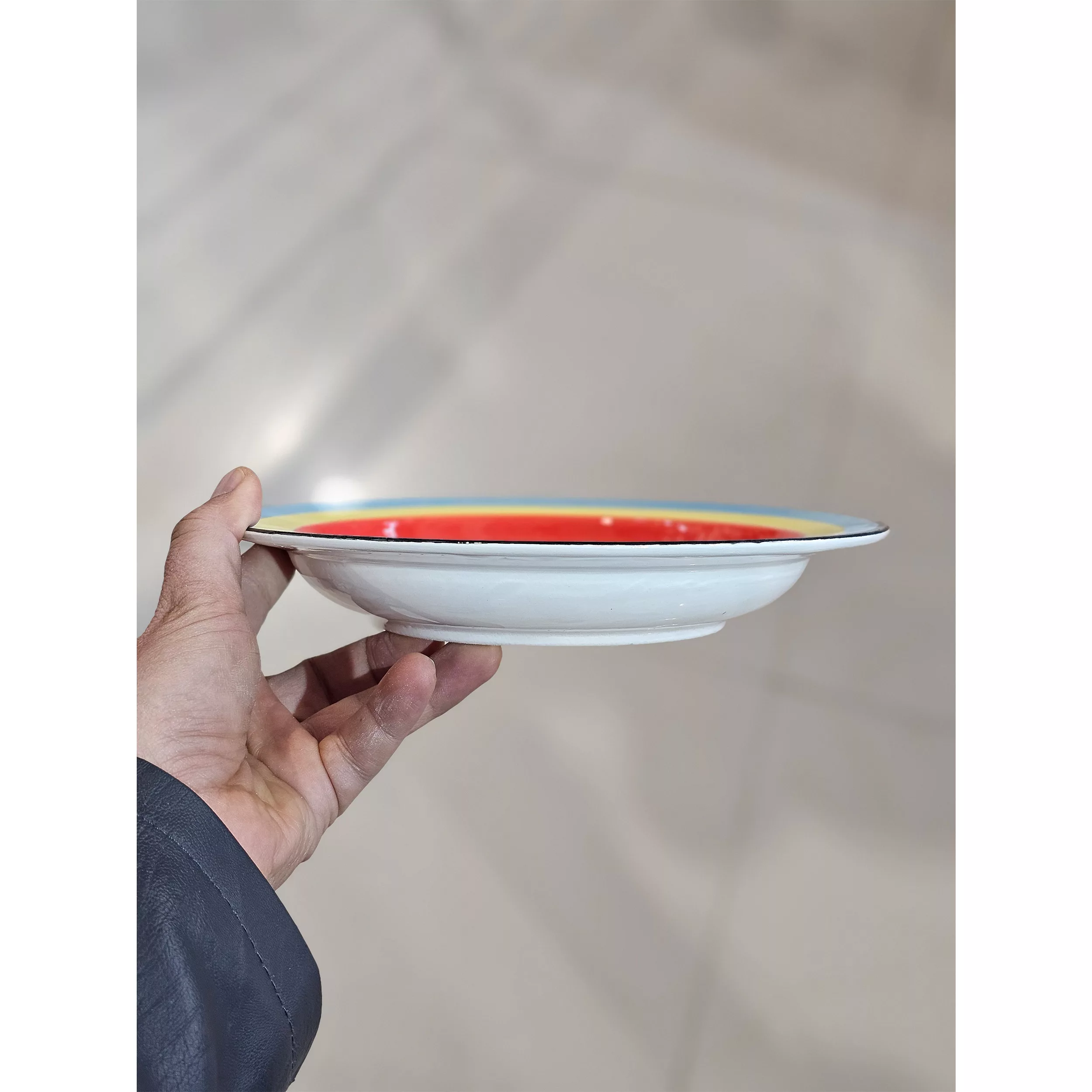 سرویس 18 پارچه غذاخوری مدل رنگین کمان کد 4001