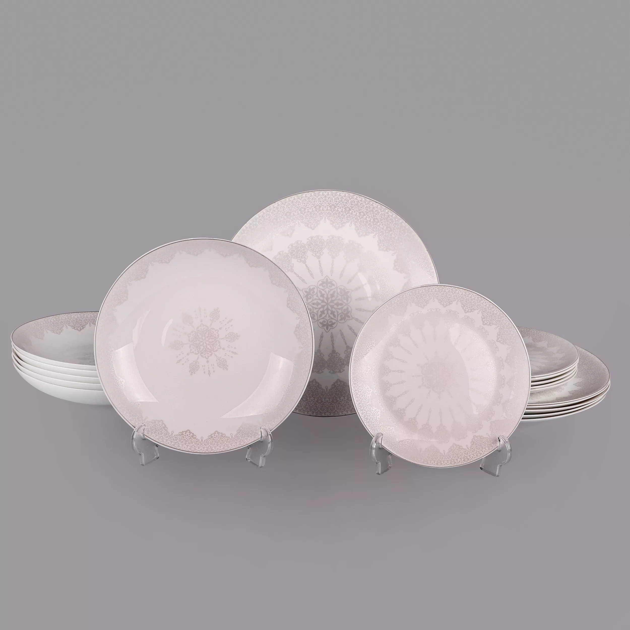 سرویس غذاخوری 18 پارچه 6 نفر شانی مدل  1041