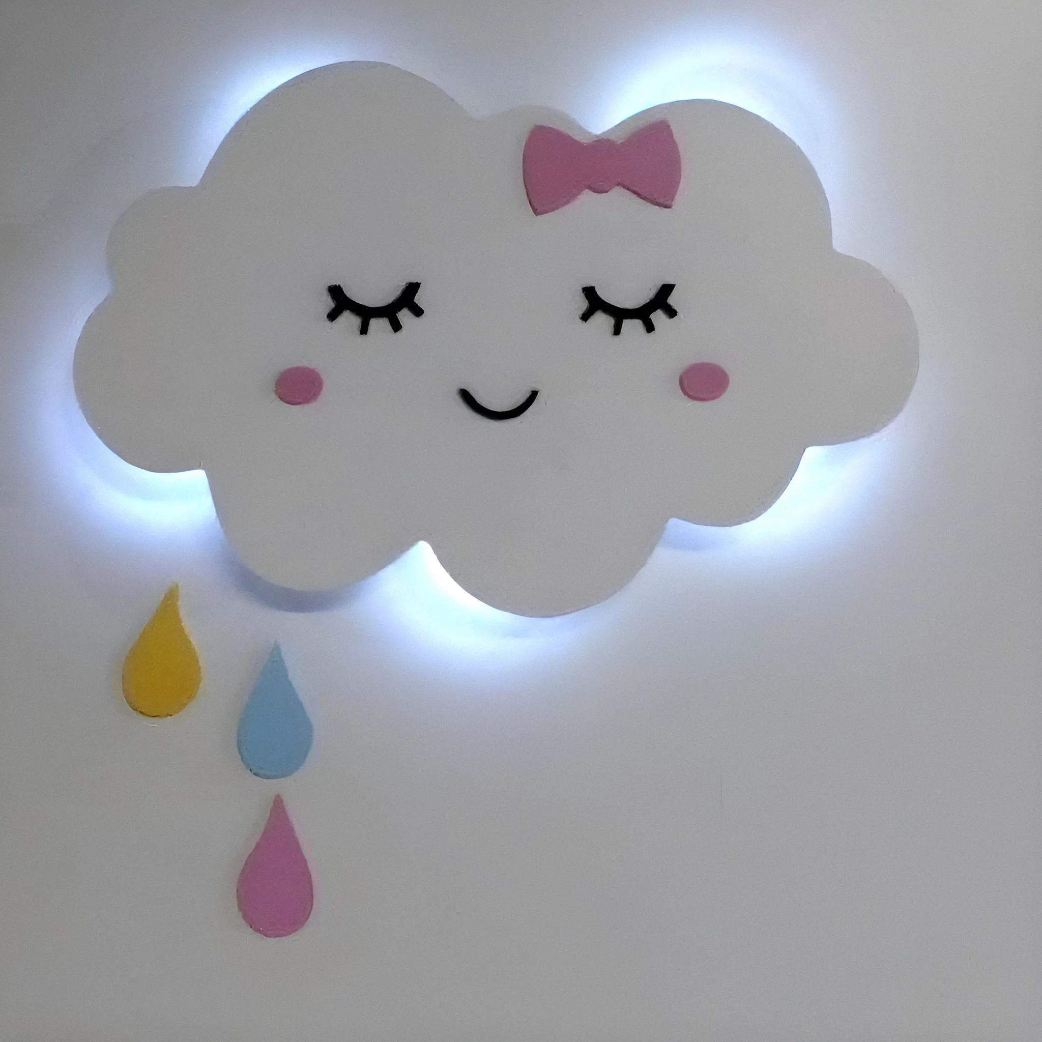 چراغ خواب کودک الیکسار مدل ابر کد L6