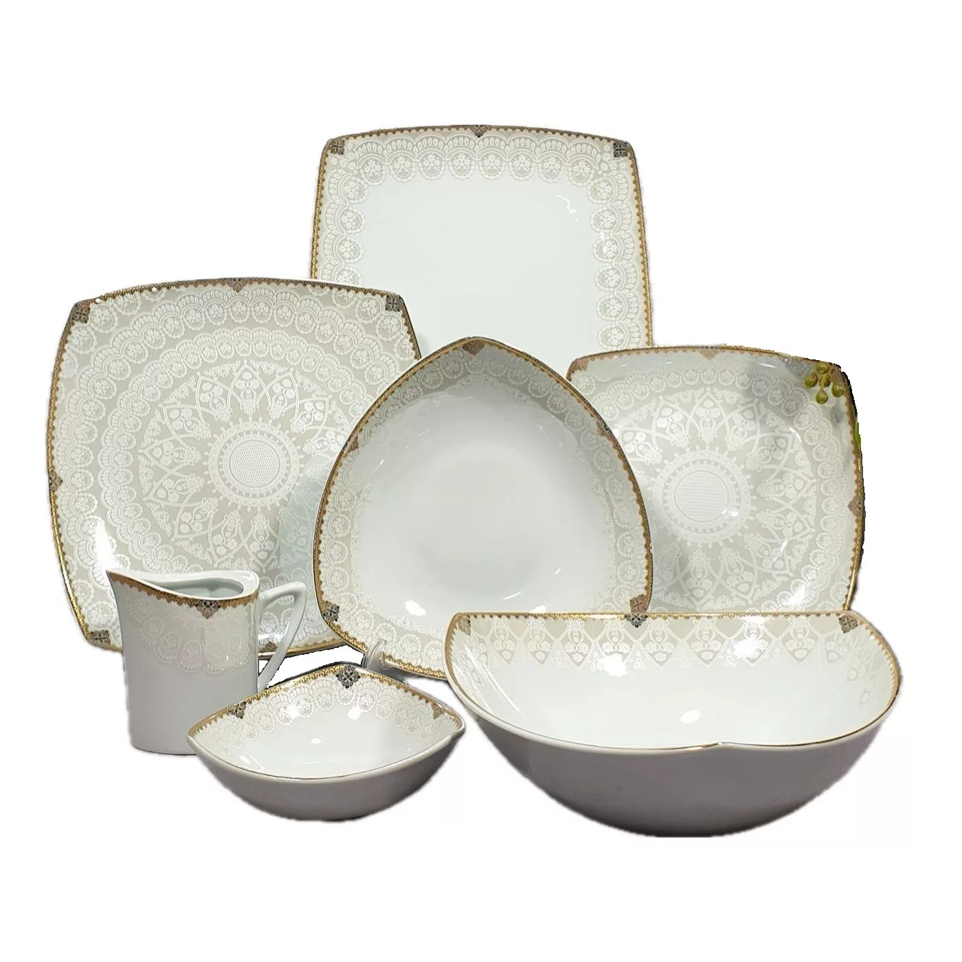 سرویس غذاخوری  30 پارچه  چینی پردیس مدل سیسیل