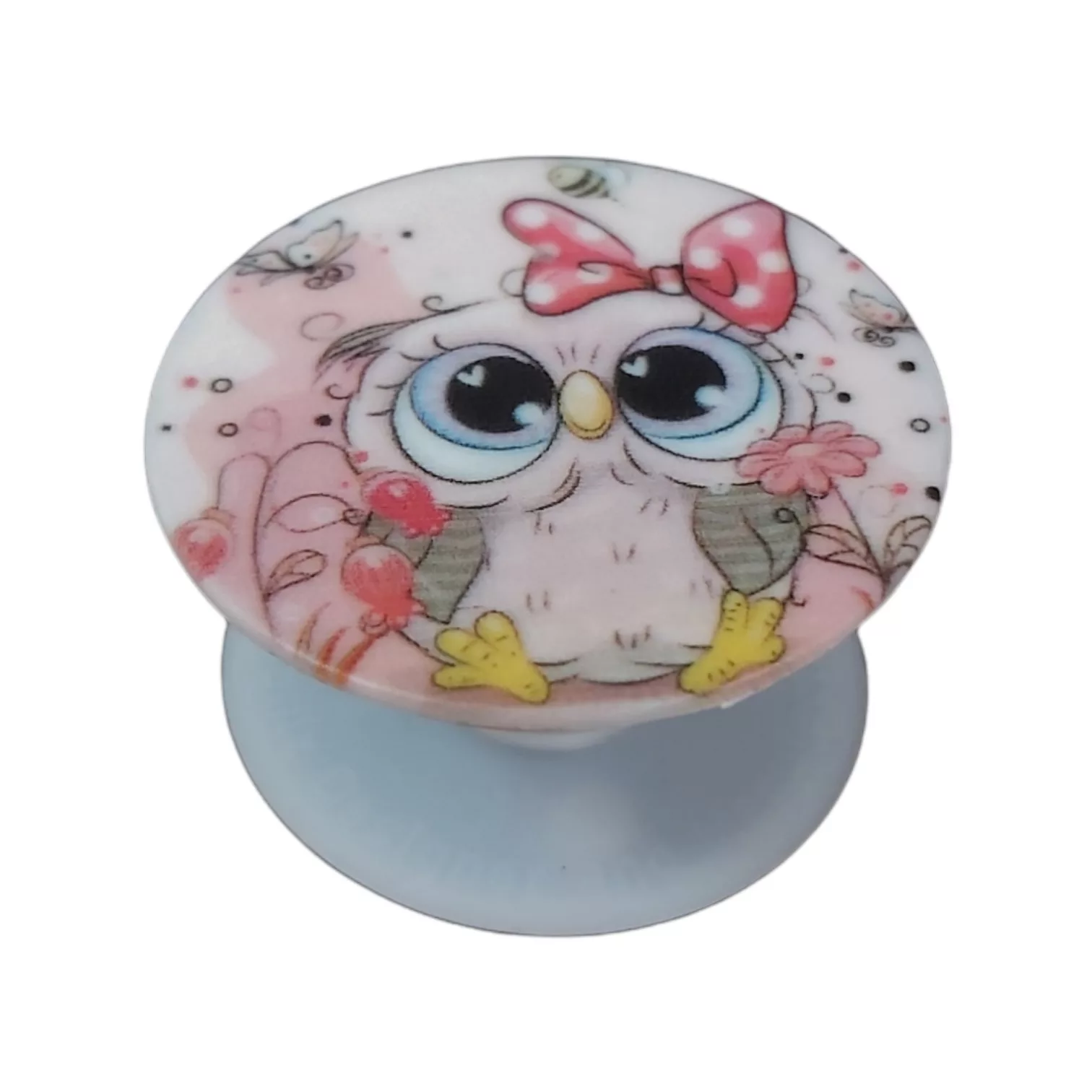 پایه نگهدارنده گوشی موبایل و تبلت پاپ سوکت طرح جغد مدل Owl