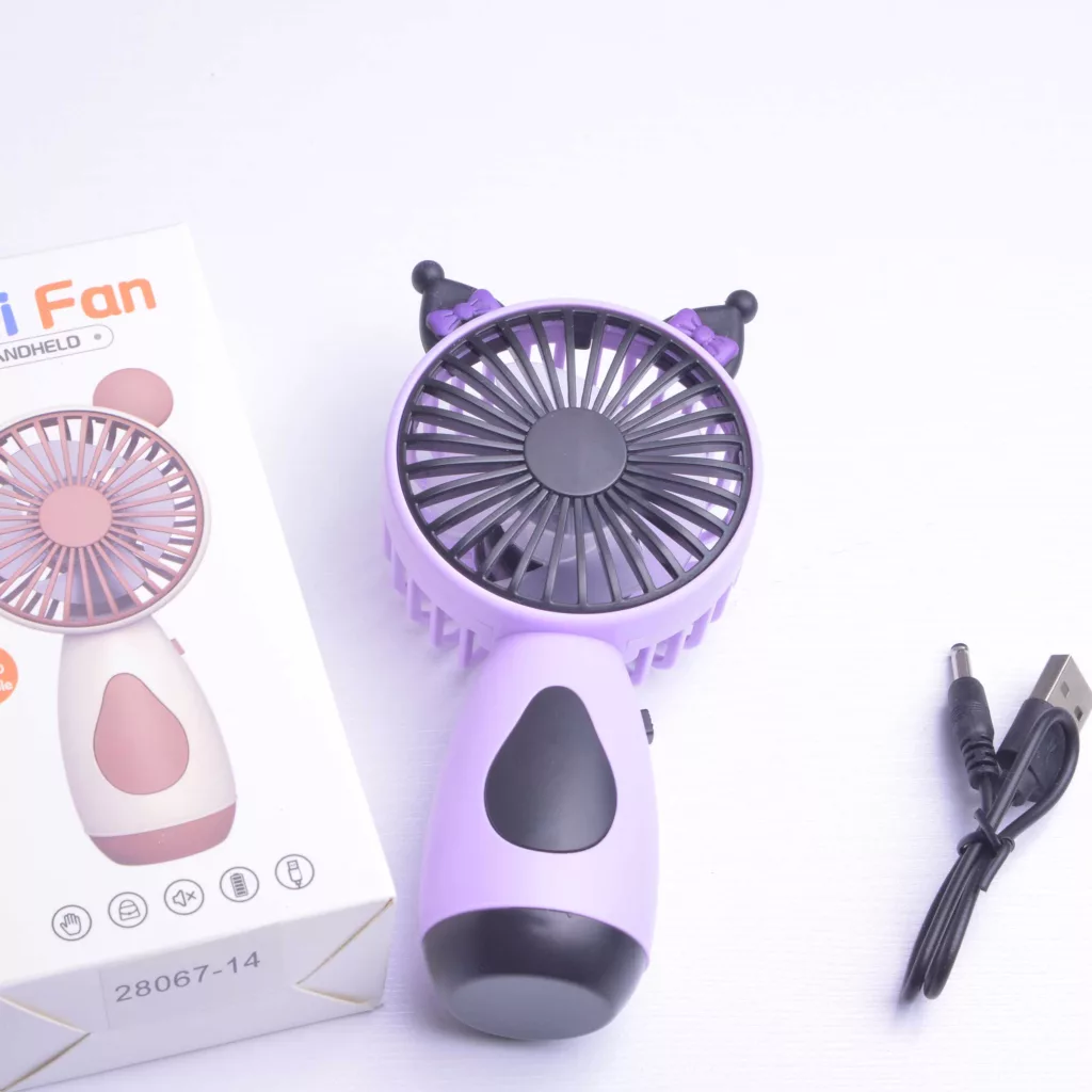 پنکه شارژی مدل کرومی ظرفیت 500 میلی آمپر ساعت