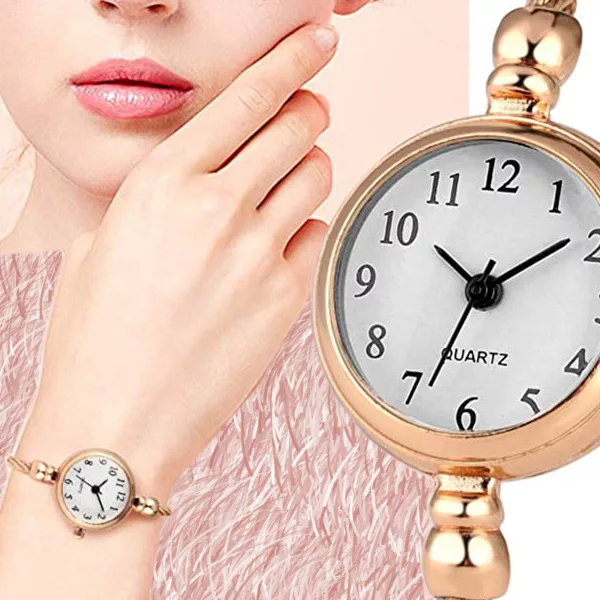 ساعت مچی عقربه ای زنانه مدل جینو کد MAF-ROZ-ADD1