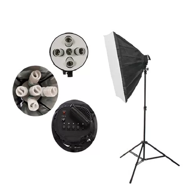 نور ثابت مدل CLK11 مجموعه 3 عددی به همراه فون عکاسی