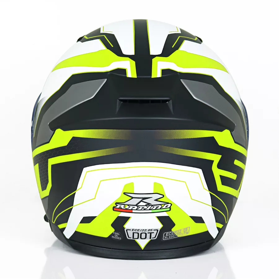 کلاه کاسکت فک متحرک راپیدو مدل 950+ srt yllw