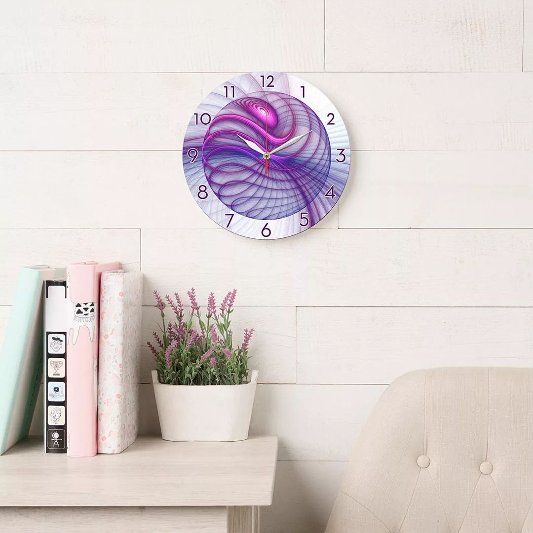 ساعت دیواری طرح کره انتزاعی کد 1368