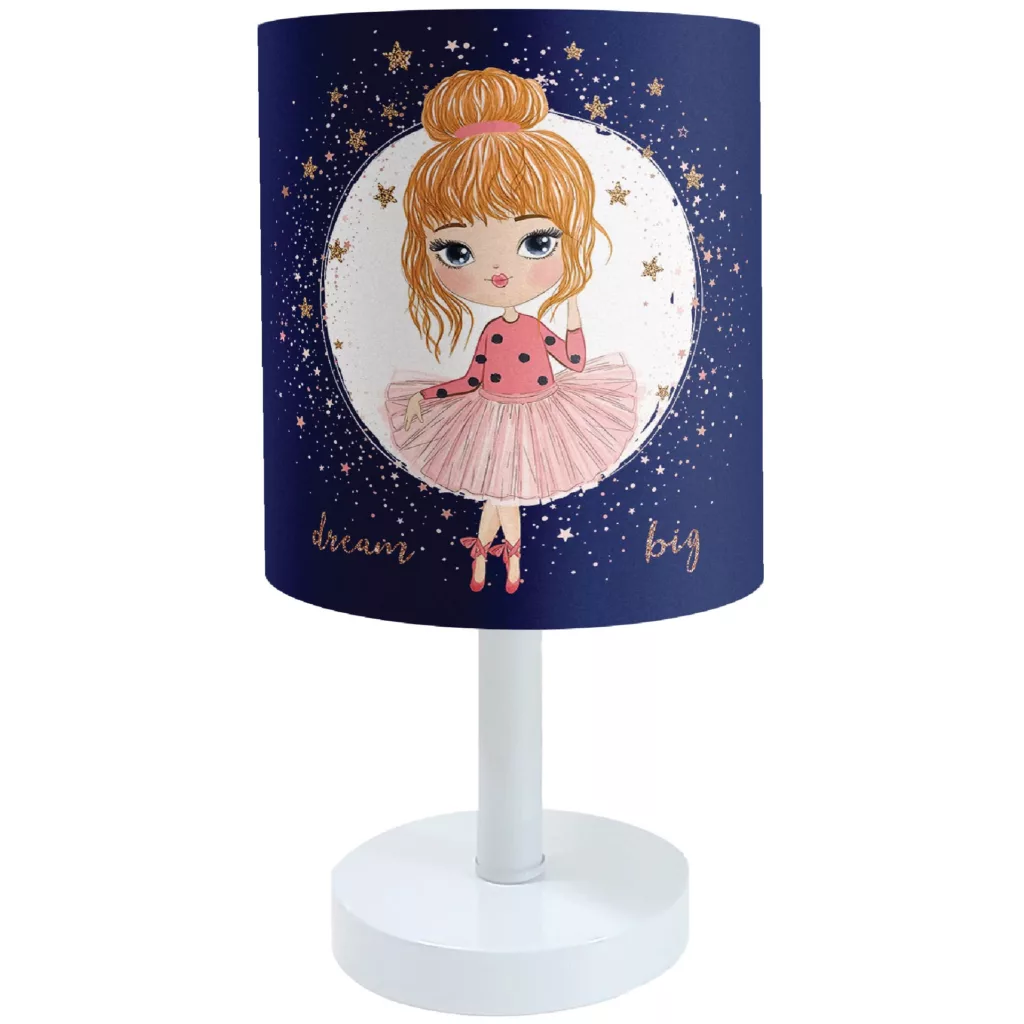 آباژور رومیزی کودک طرح دختر مدل BS-032