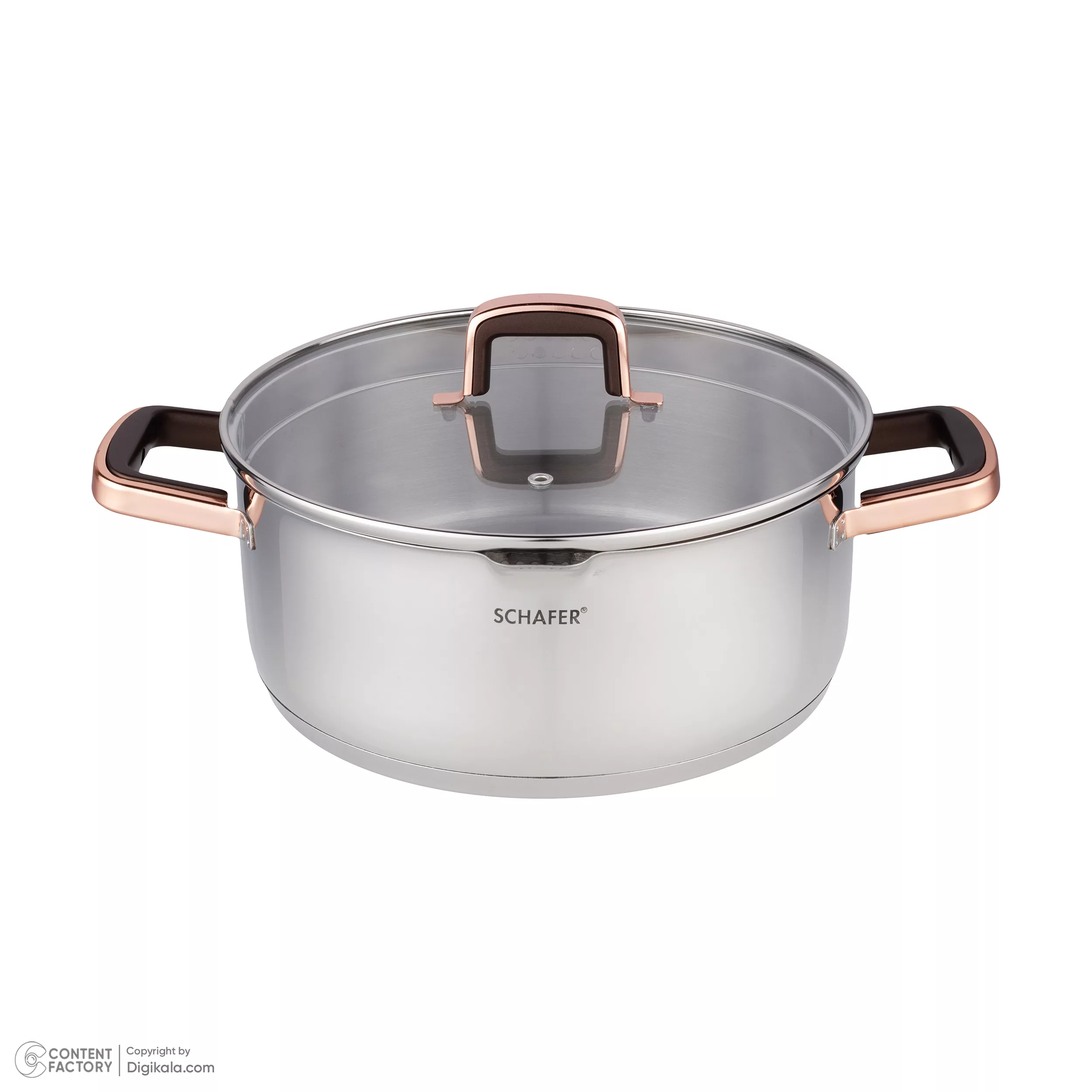 سرویس پخت و پز 18 پارچه شفر مدل compact bronz