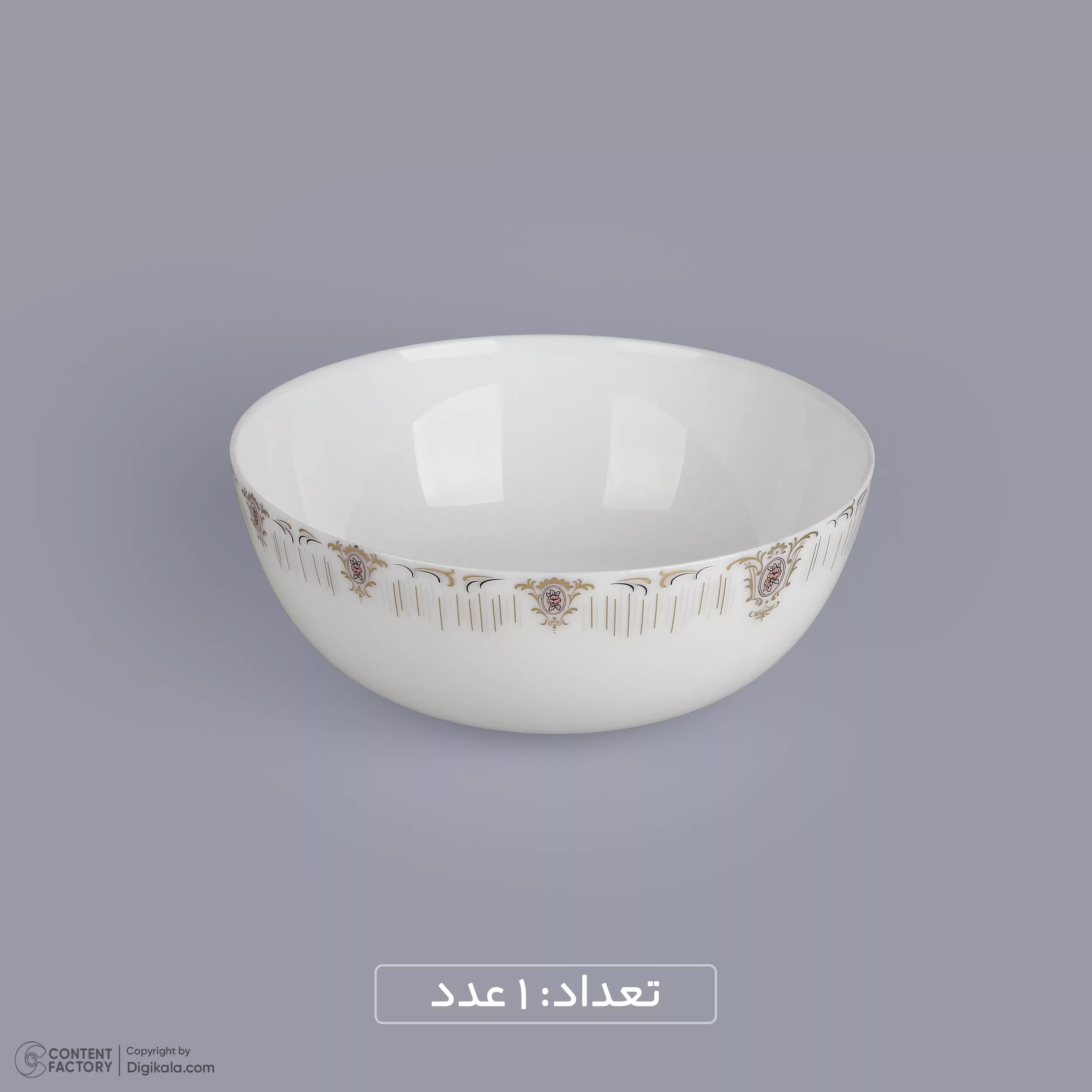 سرویس غذاخوری 26 پارچه 6 نفره گلدن اوپال مدل دیوالی طرح آلیش