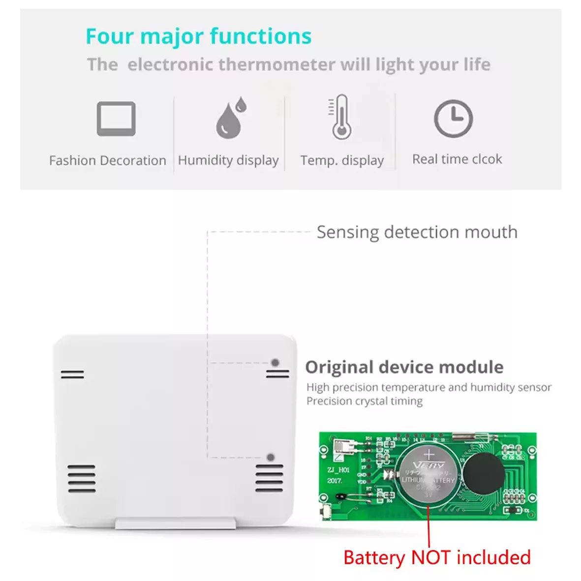 دما سنج و رطوبت سنج مدل PD-WDJ-01
